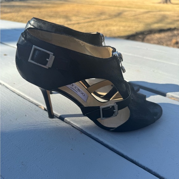 Jimmy Choo “Max” Was Zipper Sandal Booties – Size 39 (US 8-8.5) – Made in Italy - Picture 4 of 15